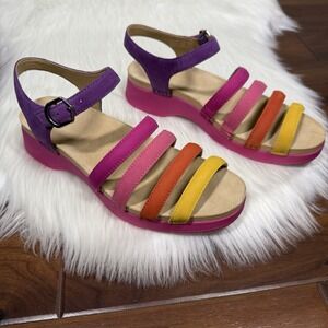 NEW Dansko‎ Women's Size 39 / 8.5 / 9 Leather Roxie Strappy Comfort Sandals
